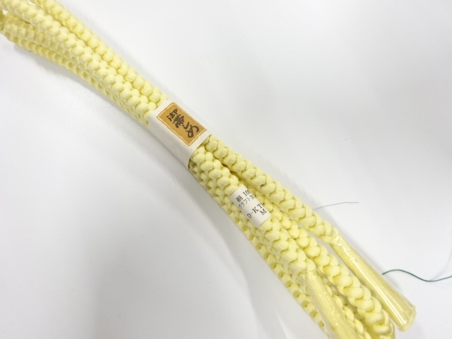 未使用品　正絹　手組帯締め